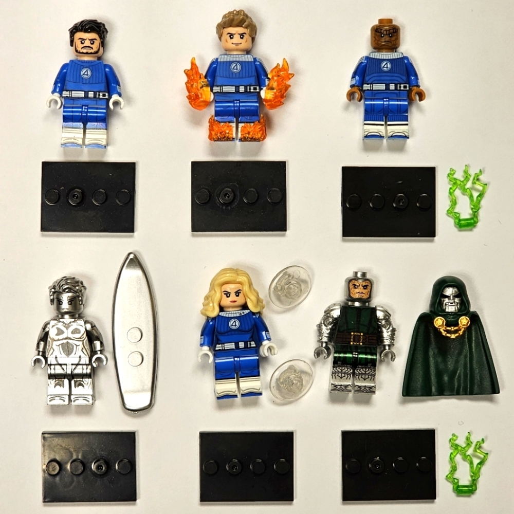 Lot of 6 Lego Compatible Marvel MCU Fantastic Four First Steps Minifigur…